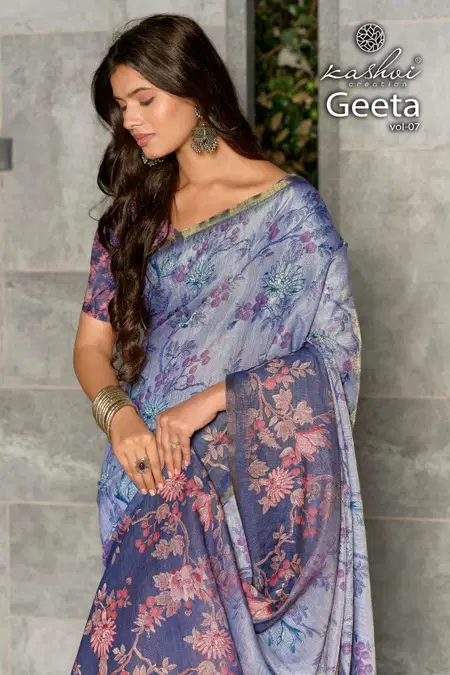 Geeta Vol 7 By Kashvi Simer Silk Wholesale Daily Wear Saree Suppliers In Mumbai
